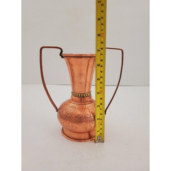 Copper Vase Copper Jug Copper Vintage Vase Decoration Ornaments Copper Pot Gift - Picture 9 of 10